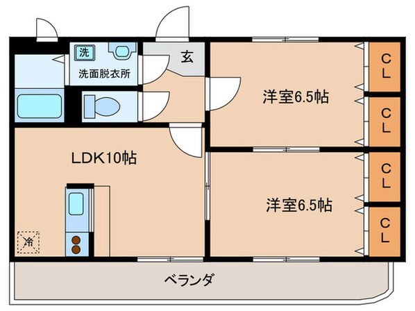 グランル－ジュの物件間取画像